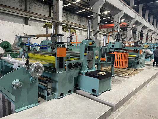 Bobina de acero inoxidable de la alta precisión que raja la línea cortadora gemela de la máquina opcional