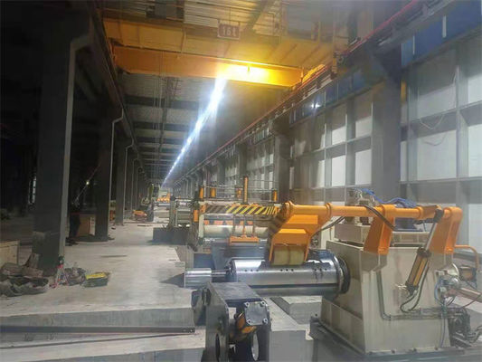 precisión de 3x1600 200mpm que raja la línea bobina de acero de alta velocidad estupenda que raja la línea máquina