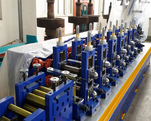 Tubo del acero ERW de Galvalized que hace negro de la máquina la línea soldada con autógena ERW de acero hectogramo 50 del molino de tubo