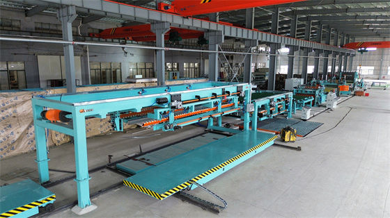 Línea de corte por servo de alta precisión a longitud para bobinas de acero inoxidable con recorte de bordes