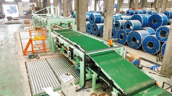 6Hi nivelador de cizallas giratorias cizallas de mosca cortadas a longitud SUS acero inoxidable 0.2 - 2 X 850