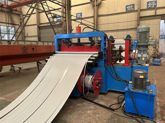 Máquina de corte de acero compacta Ecomonic GI PPGI para calibre ligero 0,3-1,2 X 1250