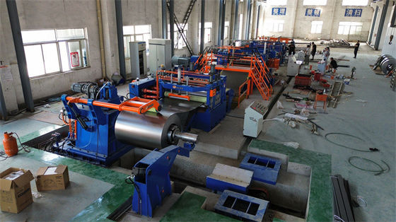 Máquina de corte longitudinal automática de lámina de metal de recubrimiento de bobina de 150 mpm 0,3-3 X 1600