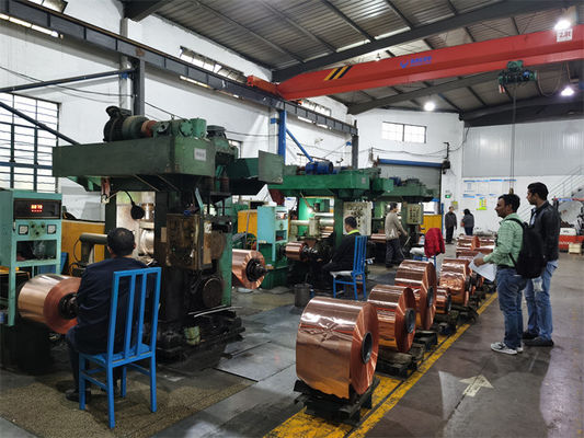Las bandas de latón de cobre laminadas en frío caliente de espesor de 20 mm a 0,1 mm