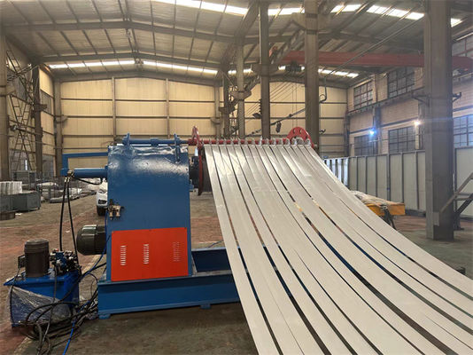 Máquina de corte de acero compacta Ecomonic GI PPGI para calibre ligero 0,3-1,2 X 1250