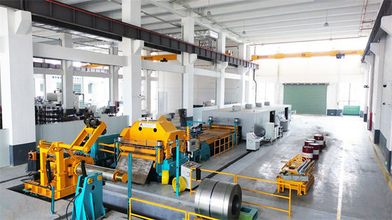 Línea de desenrollamiento de nivelación de corte láser para chapas de aluminio de acero inoxidable de alta resistencia